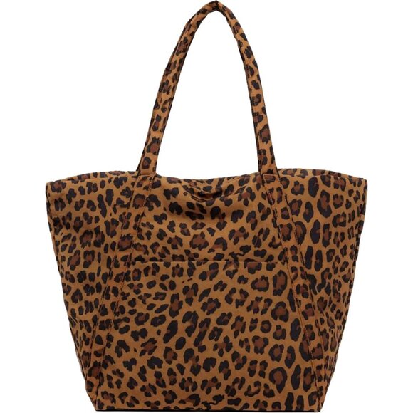 BAGGU Women's Cloud Bag, Leopard, NWT - Picture 1 of 7